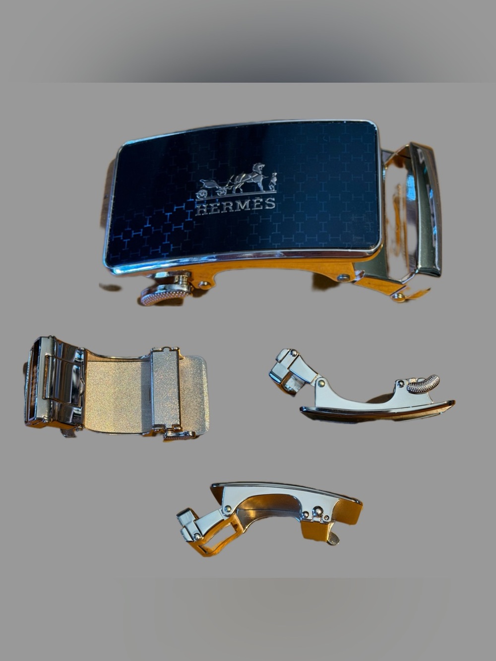 NWOT Hermes gold belt buckle